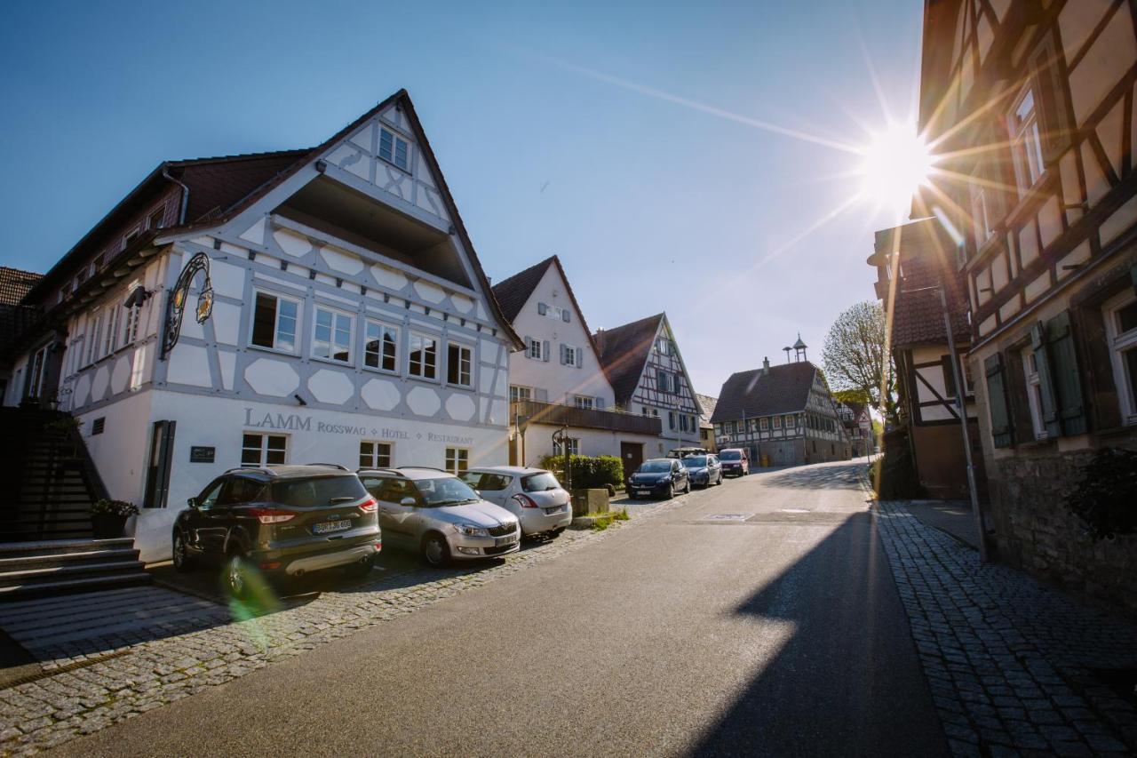Hotel Restaurant Lamm Rosswag Vaihingen an der Enz Bagian luar foto